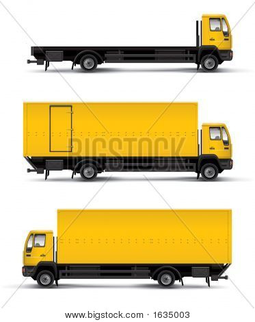 Šablona auto náklaďák