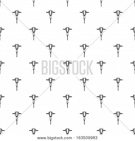 Jackhammer pattern. Simple illustration of jackhammer vector pattern for web