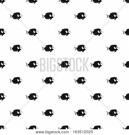 Surgeon fish pattern. Simple illustration of surgeon fish vector pattern for web