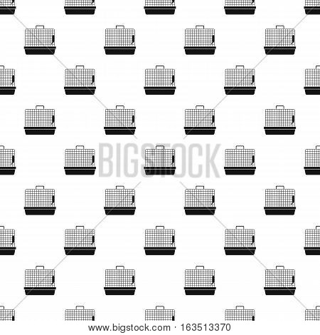Cage for birds pattern. Simple illustration of cage for birds vector pattern for web