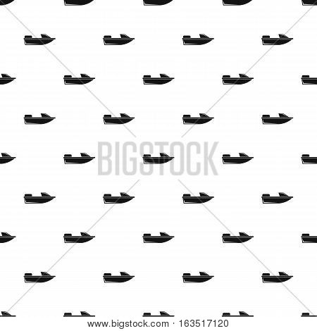 Sports powerboat pattern. Simple illustration of sports powerboat vector pattern for web
