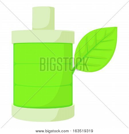 Eco bottle icon. Cartoon illustration of eco bottle vector icon for web