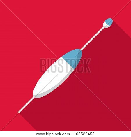 Floating bobber icon. Flat illustration of floating bobber vector icon for web