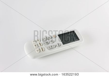 Air Condioner Remote Controll, Isolate Remote-control On White