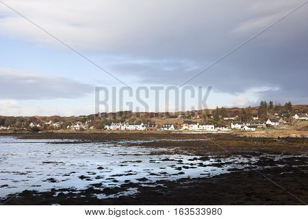 Beach and golf course in Arisaig Scotland