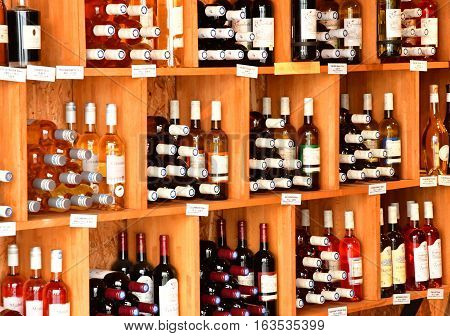 La Flotte France - september 27 2016 : a wine shop
