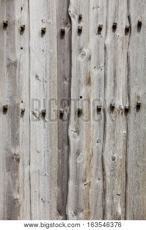 Textures patterns and backgrounds concept. Light old wooden wall detail board closeup