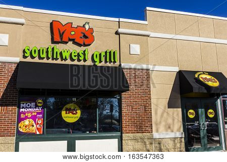 Lafayette - Circa December 2016: Moe's Southwest Grill Fast Casual Restaurant. There are more than 600 locations in the US and abroad II