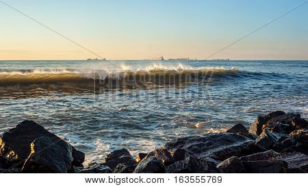 Sea Wave, Black Sea, Poti, Georgian Coast