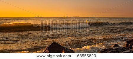 Sea Wave, Black Sea, Poti, Georgian Coast
