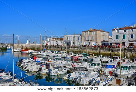 La Flotte France - september 25 2016 : the picturesque port