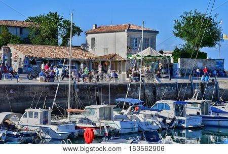 La Flotte France - september 25 2016 : the picturesque port
