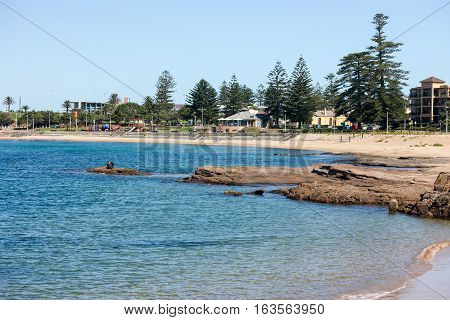 Belmore Basin, North Wollongong at low tide