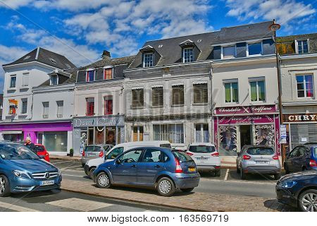Buchy France - june 23 2016 : the city center
