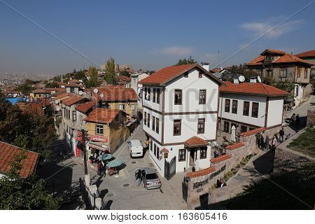Traditional Turkish Houses In Ankara City