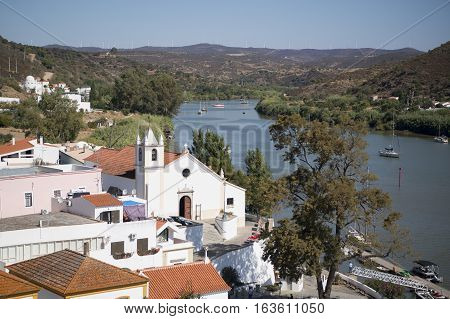 Europe Portugal Algarve Alcoutim Rio Guadiana