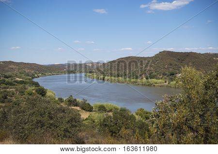 Europe Portugal Algarve Alcoutim Rio Guadiana