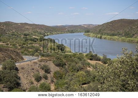 Europe Portugal Algarve Alcoutim Rio Guadiana