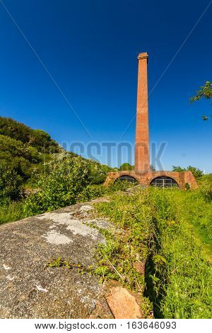 Derelict Cemaes Brickworks, Anglesey