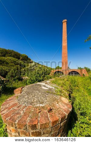 Derelict Cemaes Brickworks, Anglesey