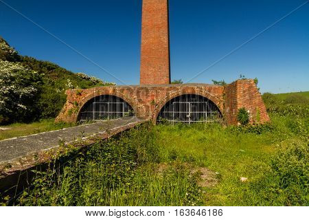 Derelict Cemaes Brickworks, Anglesey