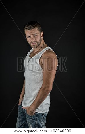 Sexy Muscular Young Man