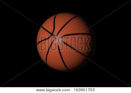 Basketball in Toon Style. Nice 3D Render