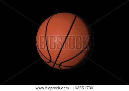 Basketball in Toon Style. Nice 3D Render