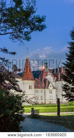 Schonborn Palace Near The City Of Mukacheve In The Zakarpattia Region, Ukraine