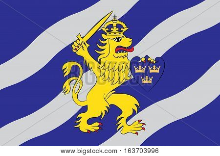 Flag of Gothenburg is the second-largest city in Sweden