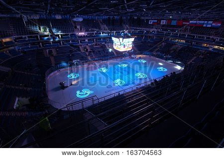 Interior Of Vtb Ice Arena