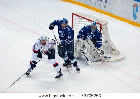 A. Mironov (94) And A. Lazushin (40) Defend The Gate