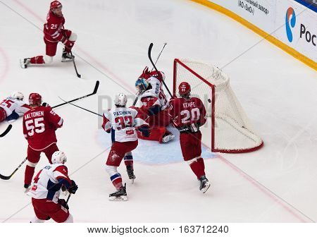 Score Shot In Lokomotiv Gate