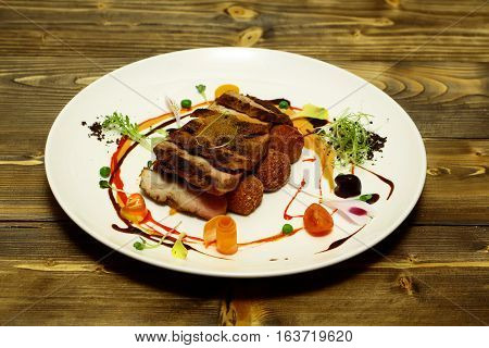 Fried Meat And Breaded Cutlet