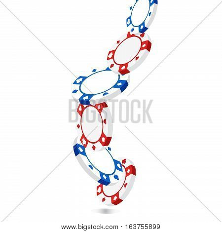 Falling Chips Vector