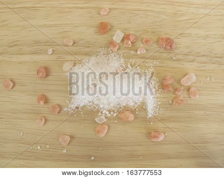 Finely ground not iodized red rock salt