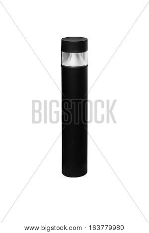 Floor lamp for walkway or decorate garden on white work with clipping path.