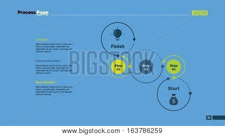 Three Steps Process Vector & Photo (Free Trial) | Bigstock