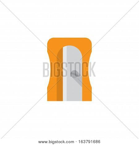 pencil sharpener isolated on white background. Vector illustration