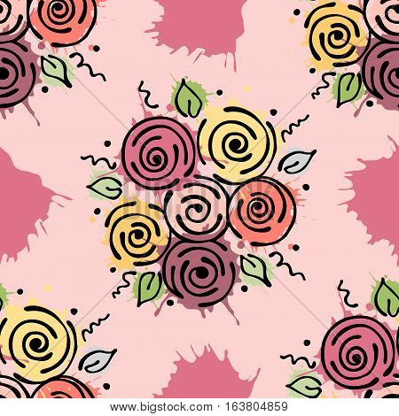 Vector Seamless Pattern, Graphic Illustration