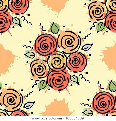 Vector Seamless Pattern, Graphic Illustration