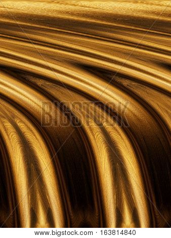 texture of black gold. Abstract seamless texture. Fractal art background for creative design. Decoration for wallpaper desktop poster cover booklet card. Psychedelic.
