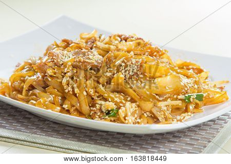 a chinese cuisine photo of fried noodles