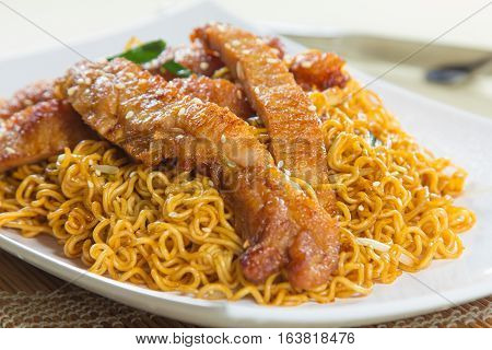 a chinese cuisine photo of fried noodles