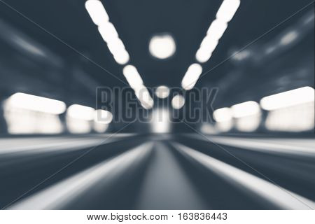 Abstract blurred path way for way, success, technology or business background