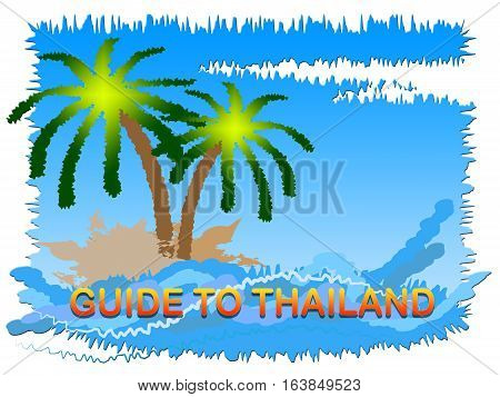 Guide To Thailand Means Asian Tourist Guidebook Holiday
