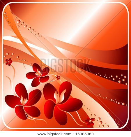 Rote Blumen Hintergrund