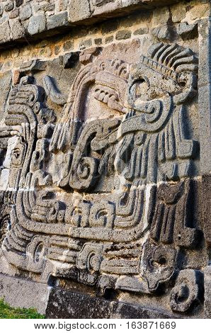 Pre-columbian Archaeological Site Of Xochicalco In Mexico