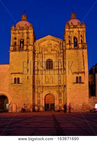 Church Of Santo Domingo De Guzman. Oaxaca, Mexico