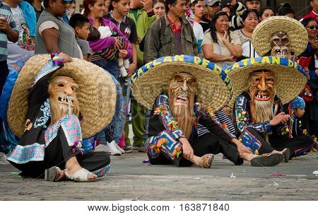 Festival Of The Virgin Of Guadalupe In Mexico City